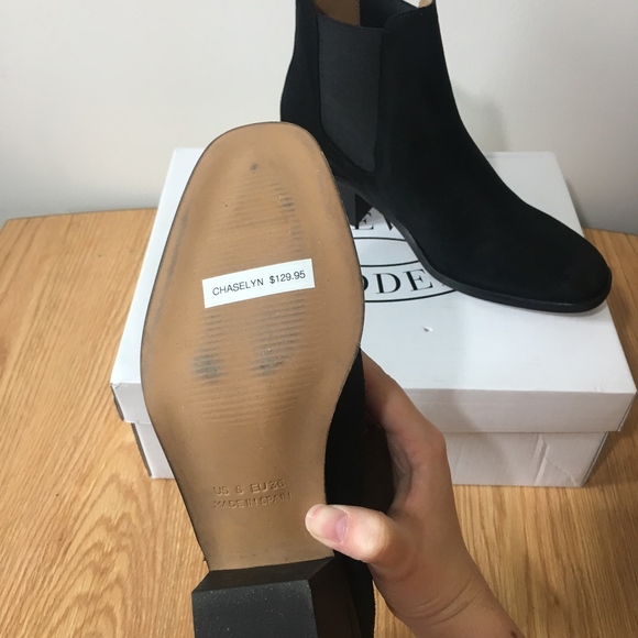 NIB STEVE MADDEN Chaselyn Suede Boots - Picture 6 of 8